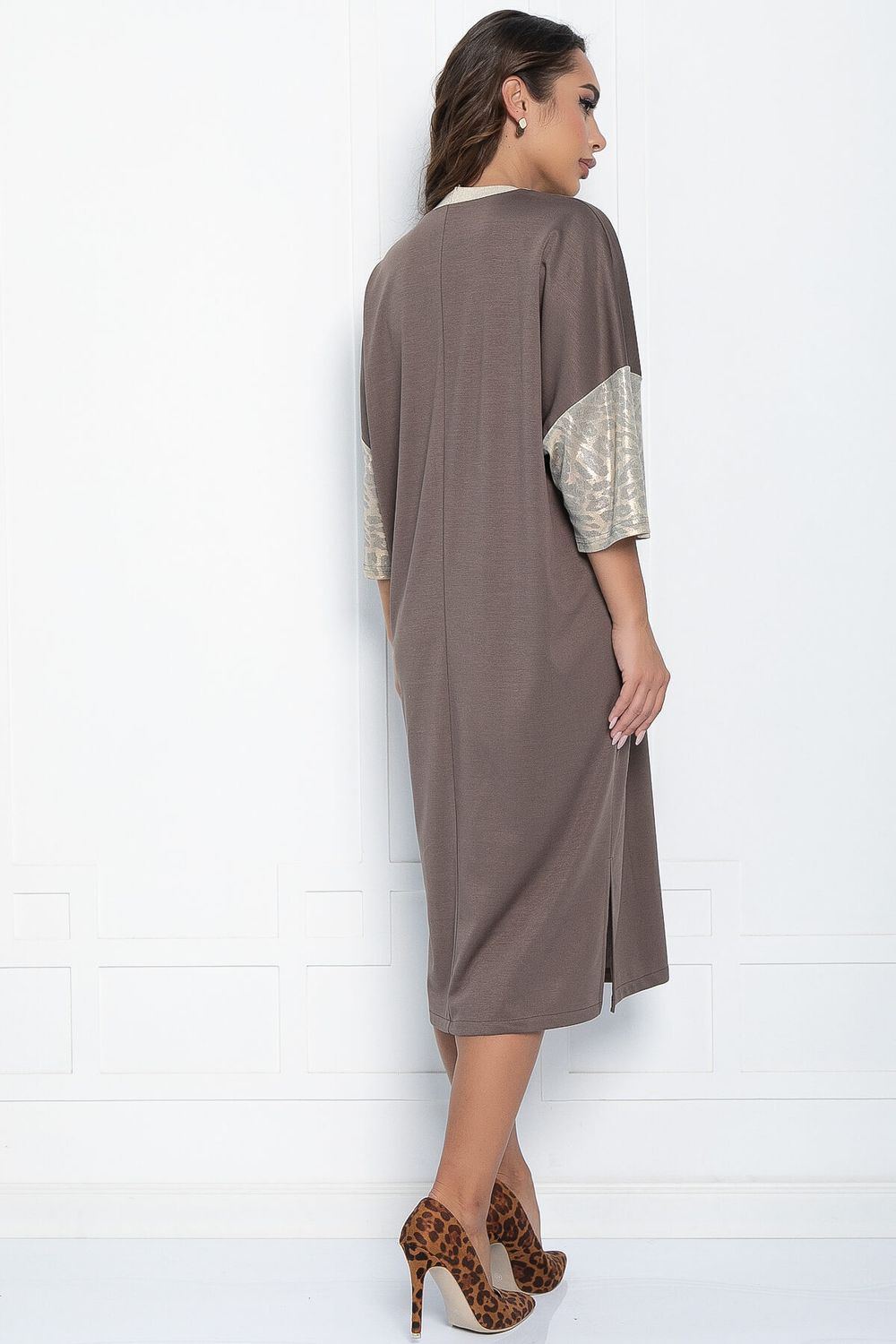 Платье Уютный шик (коричневое) П11147 LT Collection