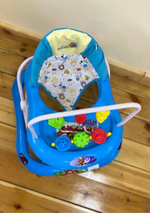 Ходунки "Весело шагать С", 8 силиконовых колес,  муз., игрушки (Alis) (синий)