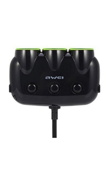 Разветвитель автомобильный Awei C-35 (2USB/3гнезда)