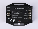 Контроллер для светодиодных лент RGB с сенсорным радио пультом 2.4G 24A 12V 288W/ 24V 576W GS11401 (AAA)