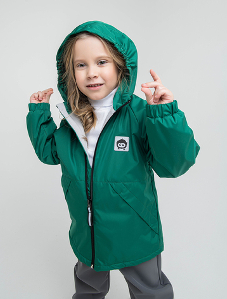 Куртка на флисовой подкладке "Травяной"