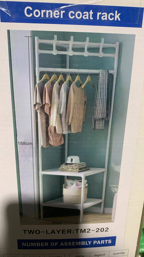 Угловая вешалка для одежды