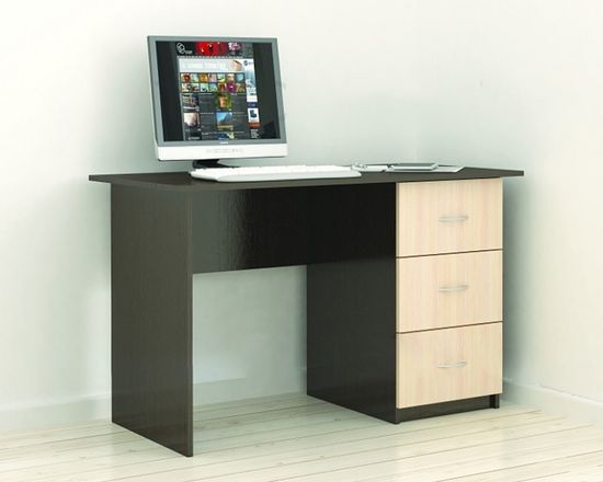 Стол письменный СИТИ-1 венге / дуб молочный