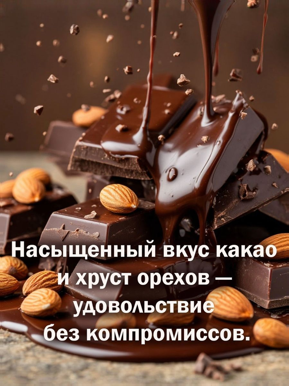 Шоколад 3кг горький с орехами кусковой натуральный, премиум качество