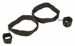 Оковы на цепочке Bondage Collection Thigh and Wrist Cuffs