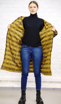 Двустороннее пальто-парка