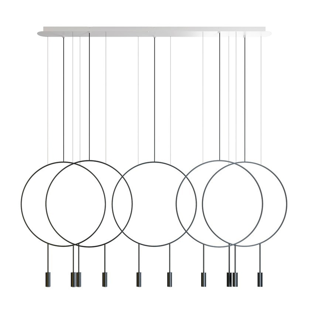 Pendant design lamp  REVOLTA by Estiluz (5 lampshades)