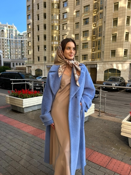 Пальто пушистик небесный