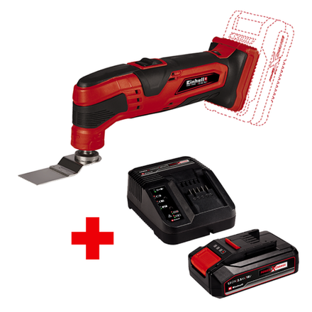 Набор МФУ аккум. Einhell PXC TC-MG 18 Li + 1 акк. PXC 2.5Ач 18В + ЗУ 3А 4465170SET