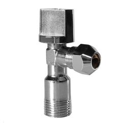 Кран шаровый угловой Royal Thermo OPTIMAL для подкл. с/т приборов 1/2х3/8