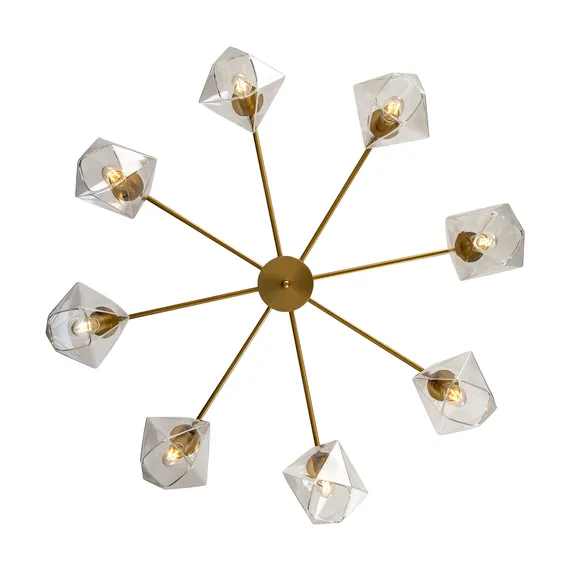 Люстра FR5177PL-08BS Измерение / Dimension E14x8 Freya fr5177pl-08bs