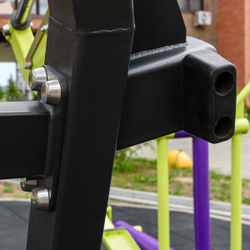 Force-2807 Уличный тренажер Верхняя тяга с переменной нагрузкой ZAVODSPORTA