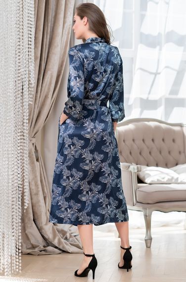 Длинный  халат на пуговицах MIA-Amore VANESSA ВАНЕСА 3779