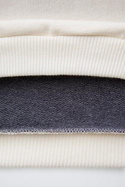 ZARA ТОЛСТОВКА С ПРИНТОМ LOS ANGELES LAKERS NBA ©, ЭКРЮ/ТЕМНО-СИНИЙ