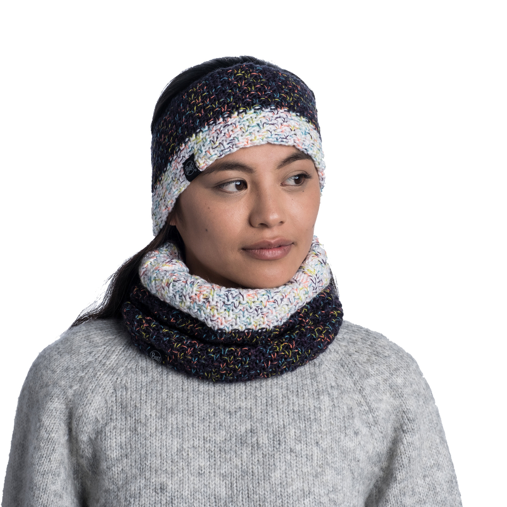 Шарф Buff Knitted & Fleece Neckwarmer Janna Night Blue (US:One size)