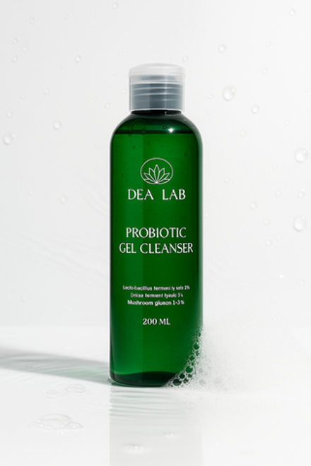 Очищающий гель с пробиотиками и концентратом грибов от DEA LAB 