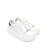 Кожаные кроссовки TWINSET - белый(242TCP010)