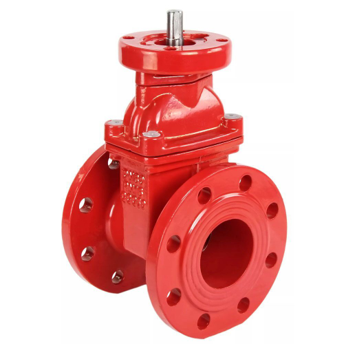 Задвижка чугунная 30ч939р с обрезиненным клином и невыдвижным шпинделем под электропривод, фланцевая, Ру 10/16, t рабочей среды от -5 до +120°С