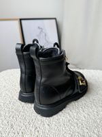 Утепленные кожаные ботинки Dsquared2, 25,5