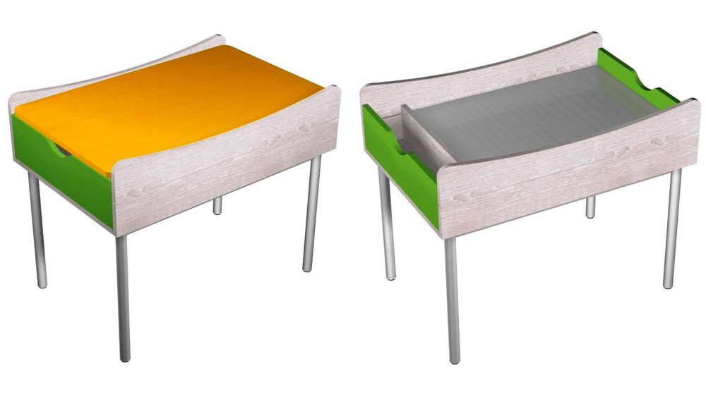 Стол для рисования песком на металлокаркасе