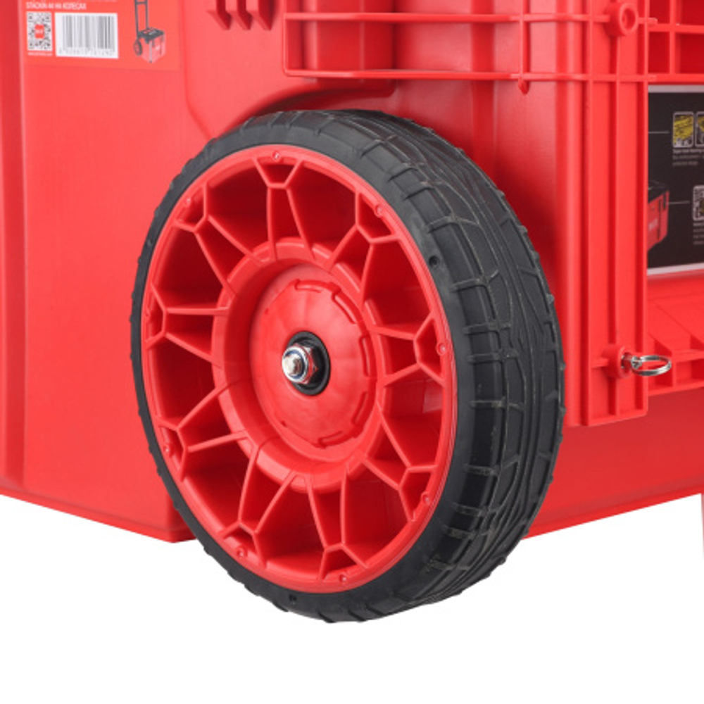 Ящик для инструментов системы STACKIN P.I.T. HTLB02-4933 (44л, 495х400х388мм, ручка, колеса 4,63кг)
