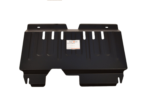 Защита ALFeco картера двигателя и кпп для Suzuki Swift правый руль 00-05,V-1,3/Chevrolet Cruze 01-08,V-все (сталь 2 мм) арт.ALF2319st