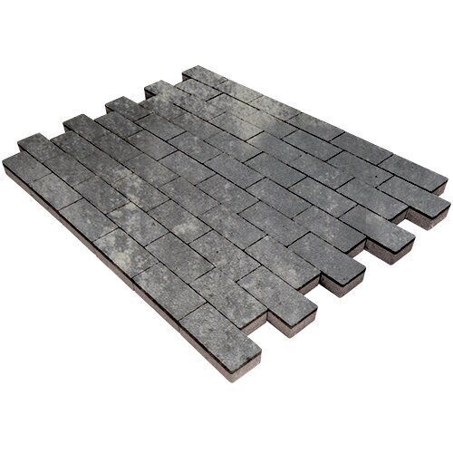 Тротуарная плитка Прямоугольник, 60 мм, ColorMix Актау, гладкая