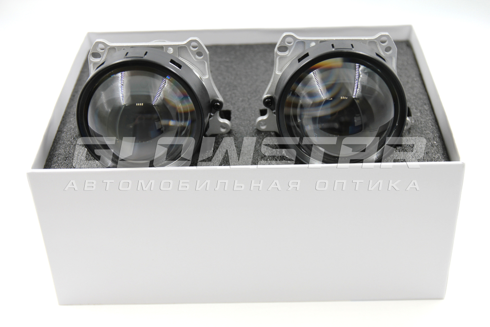Билед модули Sariti S9 2025 3.0 дюйма, 2 чипа, 5500K, 12V, 56W/64W, крепление 3R (комплект, 2шт)