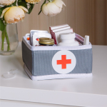 Аптечка домашняя 15х15х8 (серая)