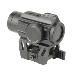 Прицел коллиматорный Veber Black Russian DOT 125 RG, вид сзади крышка батареи