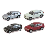 Модель ин. мет. 4.75" "BMW X6" открыв. двери 43617D (Kinsmart)