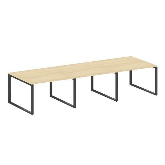 Метал Систем Переговорный стол (3 столешницы) на О-оразном м/к БО.ПРГ-3.2