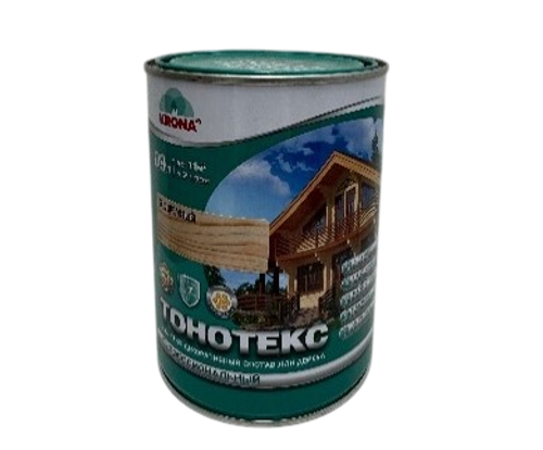 KRONA Состав защитно-декоративный Тонотекс бесцветный 0,9 л.
