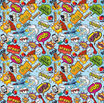 Упаковочная бумага (0,7*1 м) Комиксы, 10 шт.