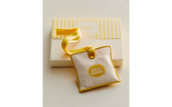 Zara Home Ароматизатор для автомобиля Lemon Candied 22 мл, аромат свежий цитрусовый, Горчичный