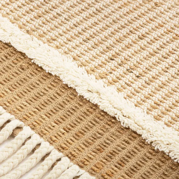 Ковер из джута и шерсти Mumbai из коллекции Ethnic, 120х180см