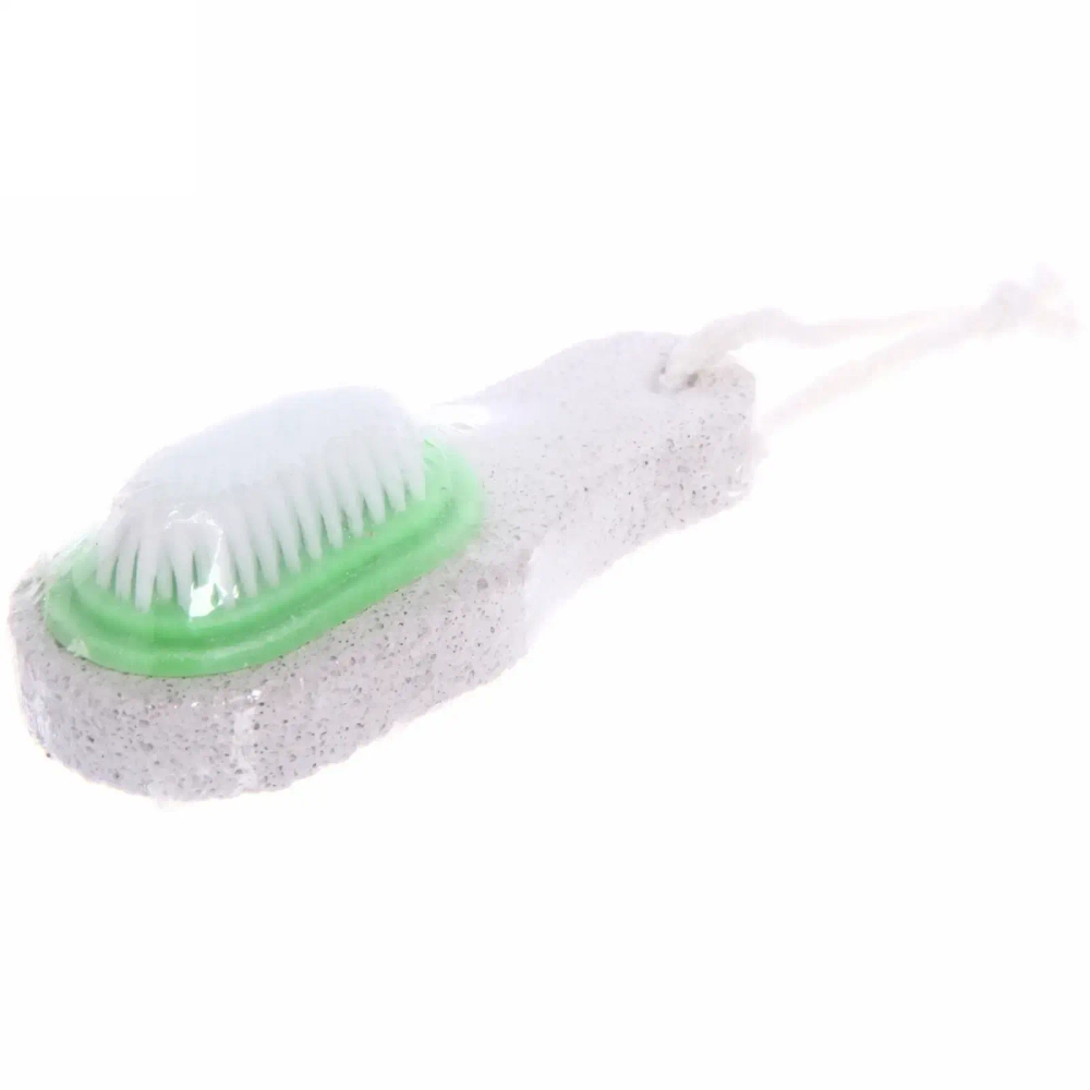 Пемза для ног «Pedicure», со щеткой, цвет в ассортименте, 11,5*4,5см, 14гр