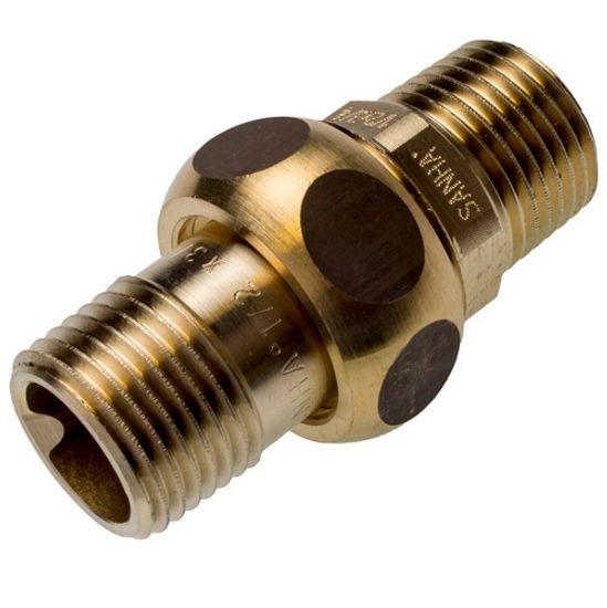 Сгон с коническим уплотнением Sanha PURAFIT 3/4" НР/НР бронзовый, серия 3344 (1334434)