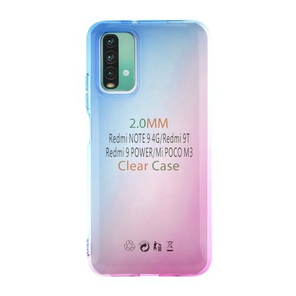 Чехол для Xiaomi Poco M3 Градиент, ТПУ, 012964