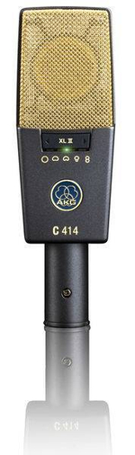 AKG C414XLII микрофон конденсаторный оптимизированный для озвучивания и записи вокала (поп-фильтр PF80 в комплекте)