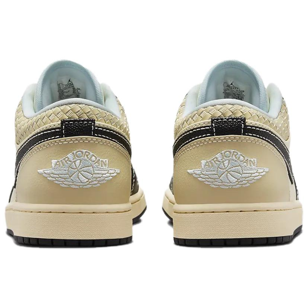 HQ3437-101 Кроссовки Air Jordan 1 Low SE "Coconut Milk Black"