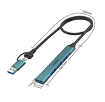 HUB Type-C & USB to 4 Ports USB Model:OTN-UCA9701