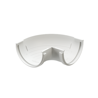 Внешний угол желоба 90 Standard, белый