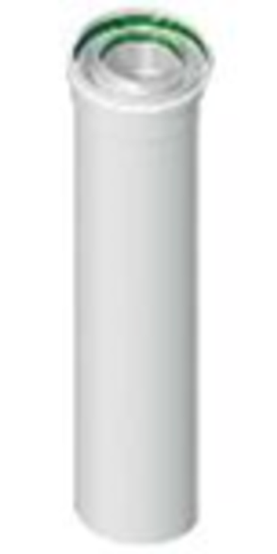 Труба коаксиальная Ø60/100 1000 мм папа/мама