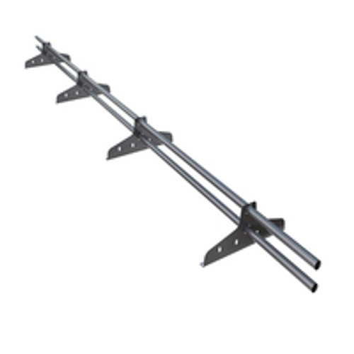 Снегозадержатель трубчатый NewLine D-25 4 опоры 3000 RAL 7024