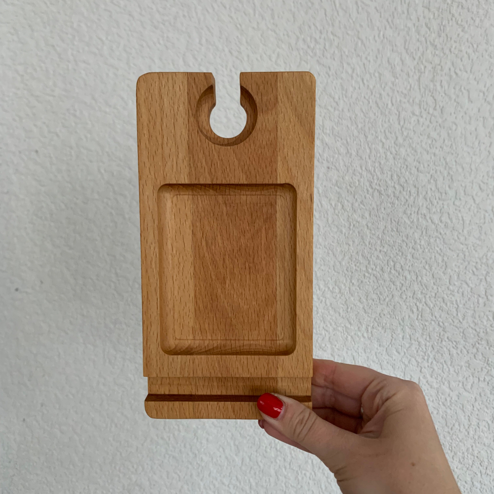 Подставка для бокала, телефона, менажница