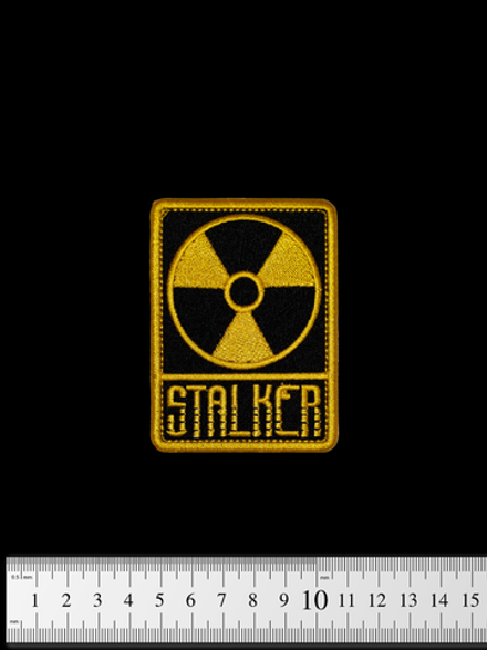 Шеврон STALKER Радиация вышивка