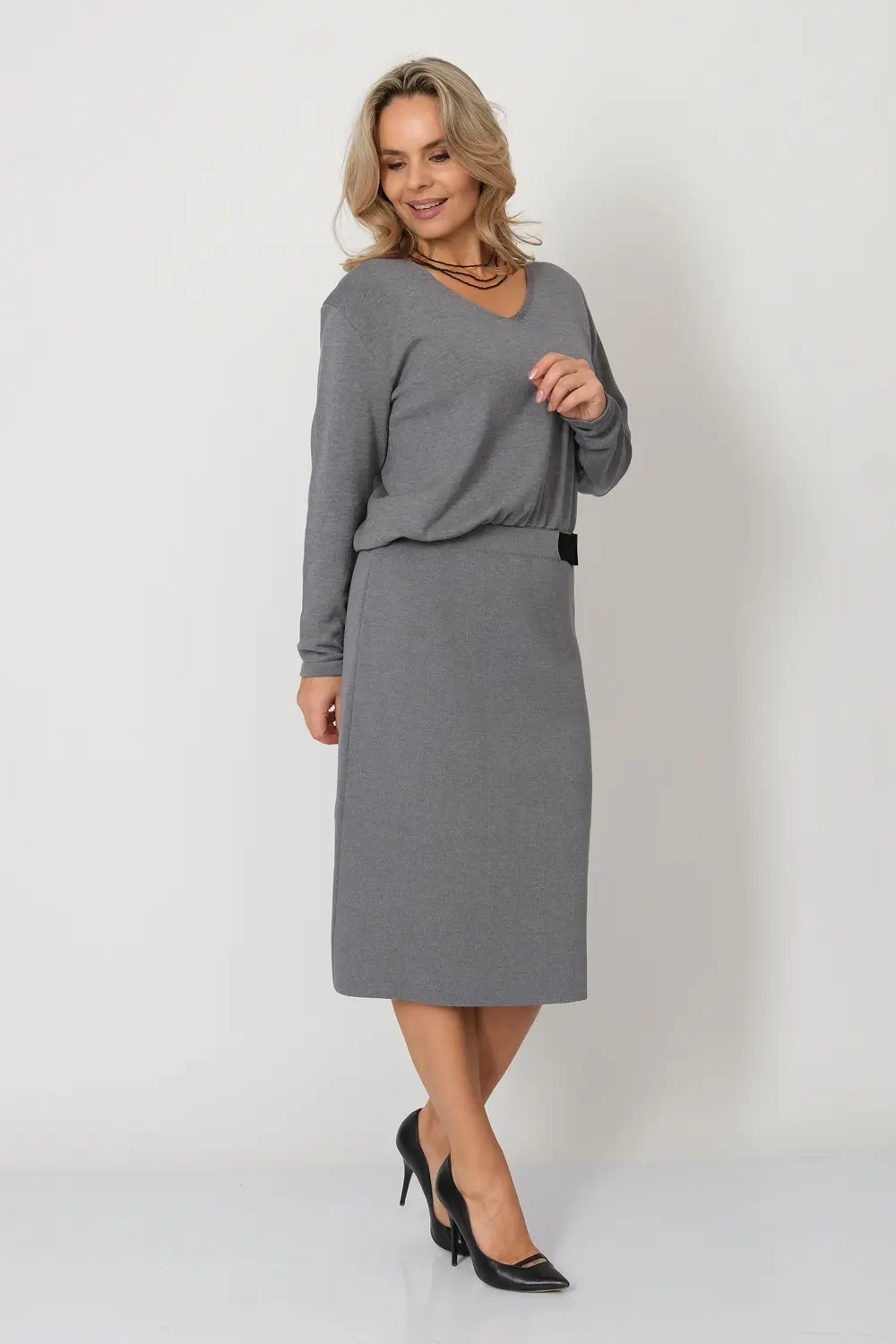 Платье Ф 002/серый