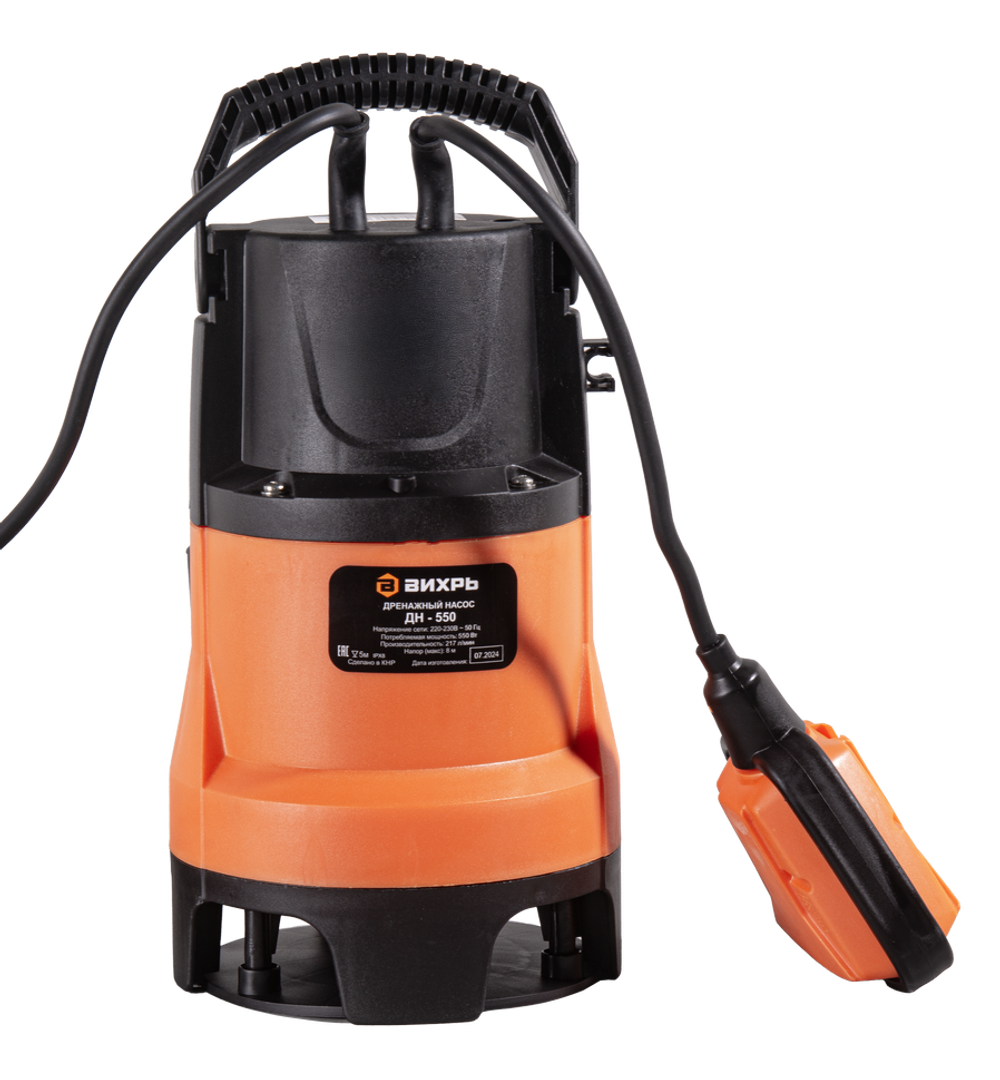 Дренажный насос Вихрь ДН-550