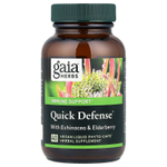 Gaia Herbs, Quick Defense, 40 веганских капсул Liquid Phyto-Caps